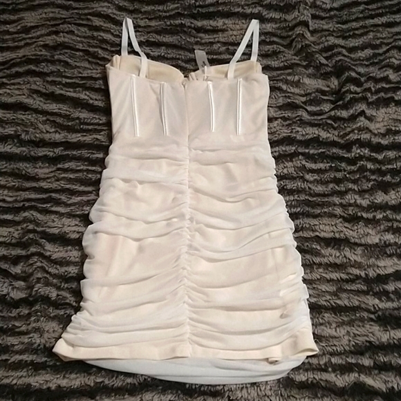 ✨Cream Sexy Corset Style Cocktail Dress - Picture 2 of 7
